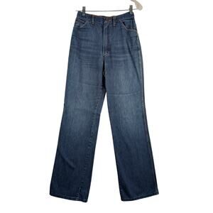 Vintage Wrangler Misses 12 26x33 Western Rodeo Cowgirl‎ Blue Denim Jeans USA